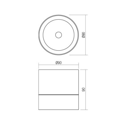 Redo 90628 - Udendørs LED-spot SHAFT LED/13W/230V 3000K Ø 9 cm IP65 brun