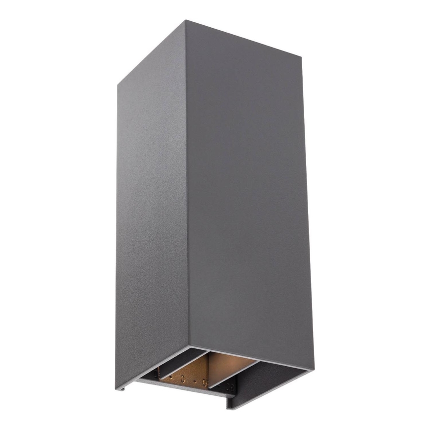 Redo 90636 - Udendørs LED væglampe SONNY 2xLED/5W/230V 2200/3000/4000K IP54 antracit