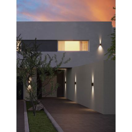 Redo 90637 - Udendørs LED væglampe SONNY 2xLED/5W/230V 2200/3000/4000K IP54 brun