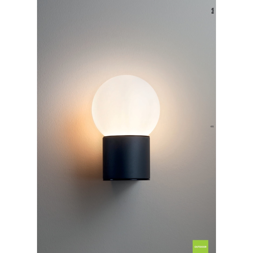 Redo 90640 - Udendørs væglampe BULK 1xE27/28W/230V IP44 antracit