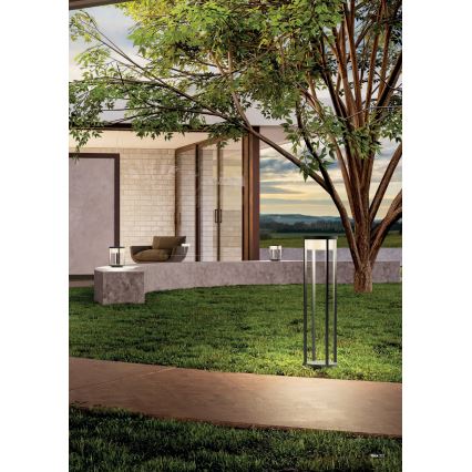 Redo 90677 - LED udendørslampe MAX LED/15W/230V 3000K 80 cm IP65 antracit