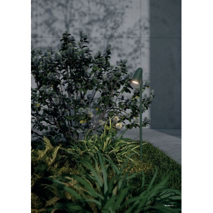 Redo 90707 - NIVALIS LED-udendørslampe 6,8W/230V 3000K 82 cm IP65 grøn