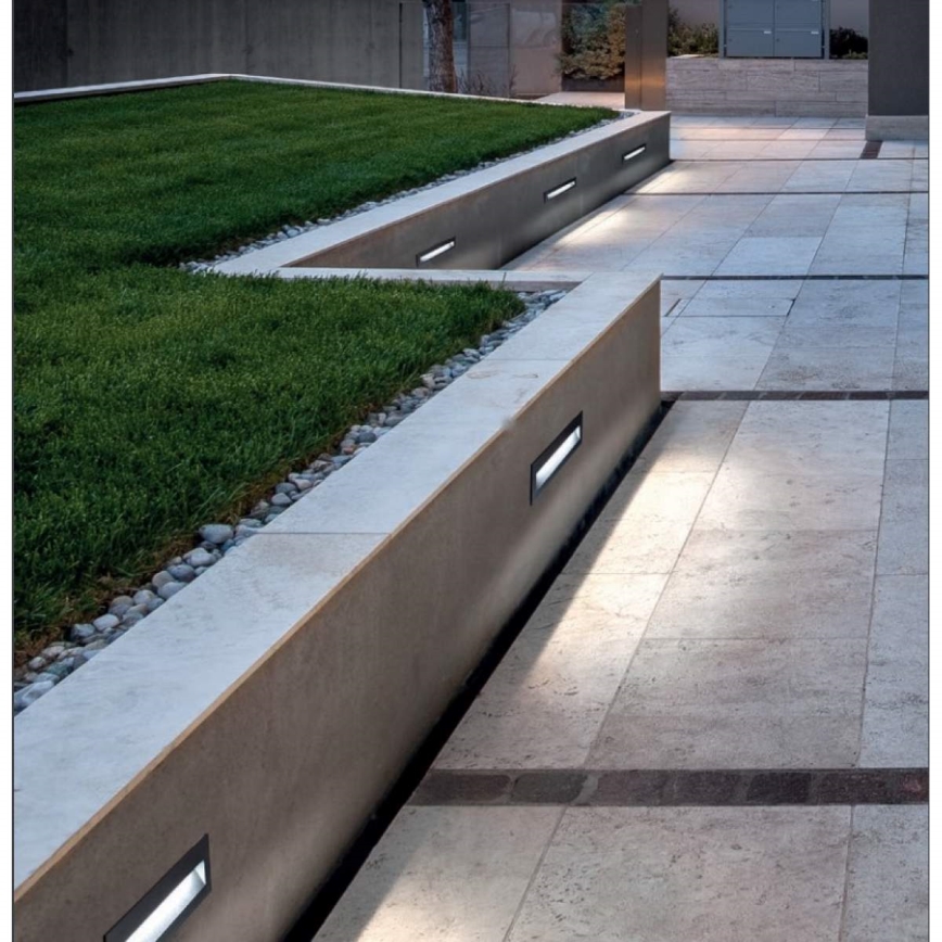 Redo 9092-LED Udendørs orienteringsarmatur IGOR LED/6W/230V 3000K IP54 antracit