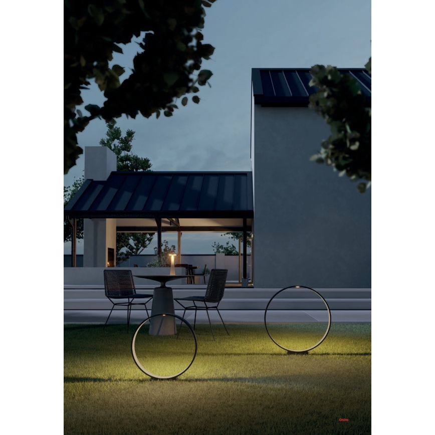 Redo 91066 - ONIRO LED udendørs lampe 15W/230V 3000K 49,5 cm CRI 90 IP65 antracit