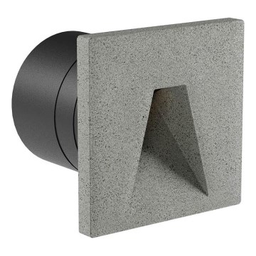 Redo 91196 - LED udendørs orienteringsarmatur BAST LED/2,5W/230V 3000K CRI 90 IP65 antracit