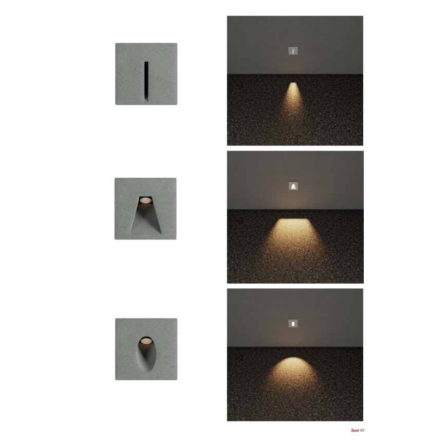 Redo 91199 - LED udendørs orienteringsarmatur BAST LED/2,5W/230V 3000K CRI 90 IP65 grå