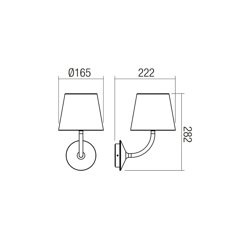 Redo 9124 - Udendørs LED væglampe GIORGIO LED/7W/230V IP65 hvid