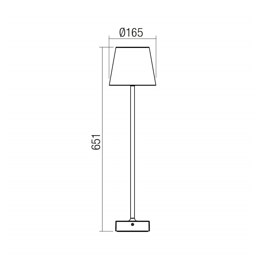 Redo 9127 - LED udendørslampe GIORGIO LED/7W/230V IP65 sort