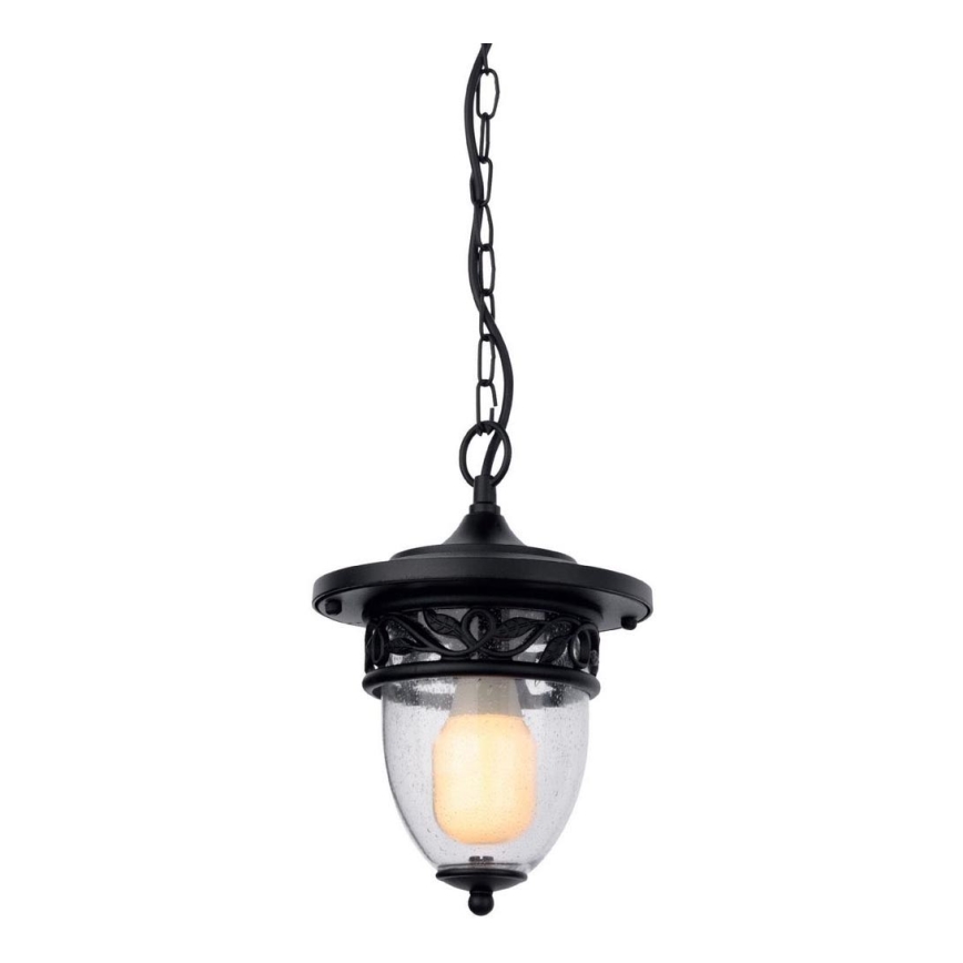 Redo 9399 - Udendørs kædelampe BASEL 1xE27/42W/230V IP44 sort