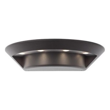 Redo 9407 - Udendørs LED væglampe PLATE 4xLED/3W/230V 4100K IP54 antracit