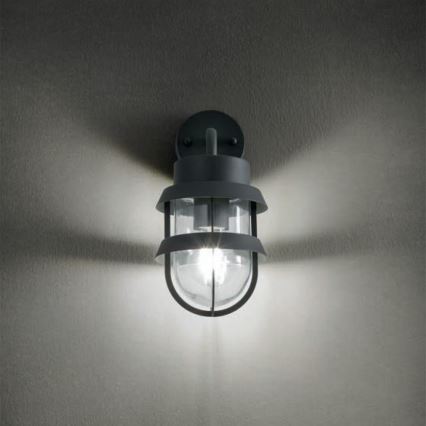 Redo 9498 - Udendørs væglampe CLAUT 1xE27/42W/230V IP44 antracit
