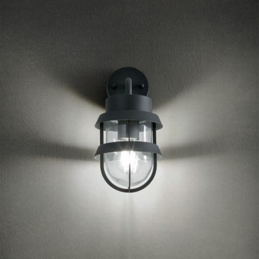 Redo 9498 - Udendørs væglampe CLAUT 1xE27/42W/230V IP44 antracit