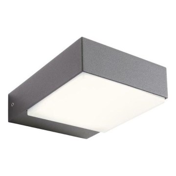 Redo 9560 - LED udendørs væglampe CUBE LED/7,5W/230V 3000K IP54 antracit