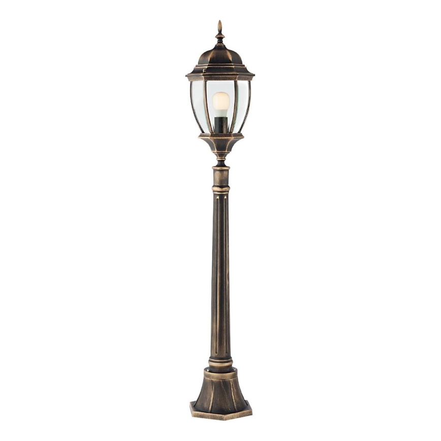 Redo 9608 - Udendørslampe SEVILLA 1xE27/42W/230V IP44 guldfarvet/patina
