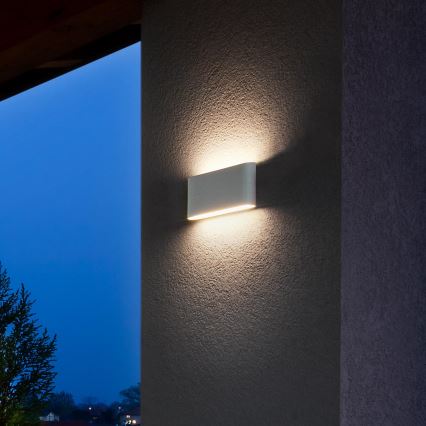 Redo 9622 - LED udendørs vægarmatur KLIPPE LED/13W/230V 3000K IP54 hvid