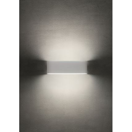 Redo 9622 - LED udendørs vægarmatur KLIPPE LED/13W/230V 3000K IP54 hvid