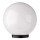 Redo 9761 - Reserveskærm til udendørs lampe SFERA diameter 20 cm IP44 hvid
