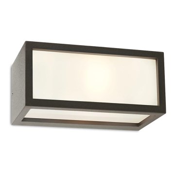 Redo 9896 - Udendørs væglampe light BRICK 1xE27/23W/230V IP54 grey