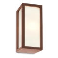 Redo 9897 - Udendørs væglys BRICK 1xE27/23W/230V IP54