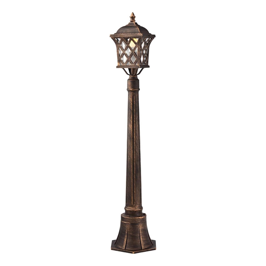 Redo 9961 - Udendørslampe BREMEN 1xE27/42W/230V IP23 guldfarvet/patina