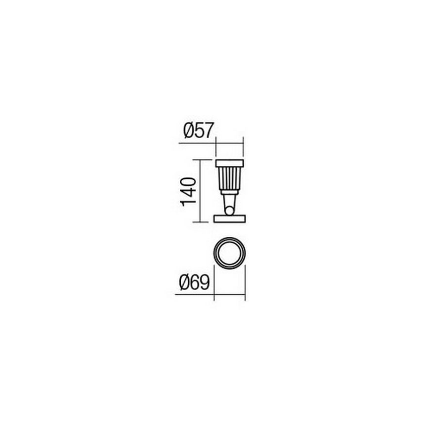 Redo 9997 - LED udendørslampe TIM LED/5W/230V 3000K IP65