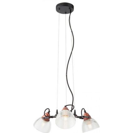 Redo A01-1451 - Reserveskærm til pendel og gulvlampe RIDGE E27 transparent