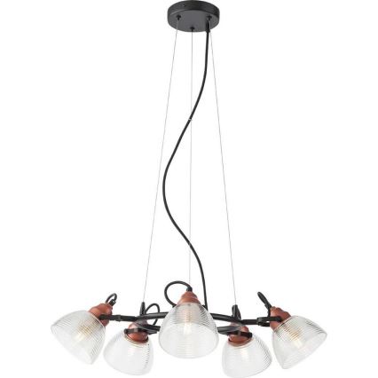Redo A01-1451 - Reserveskærm til pendel og gulvlampe RIDGE E27 transparent