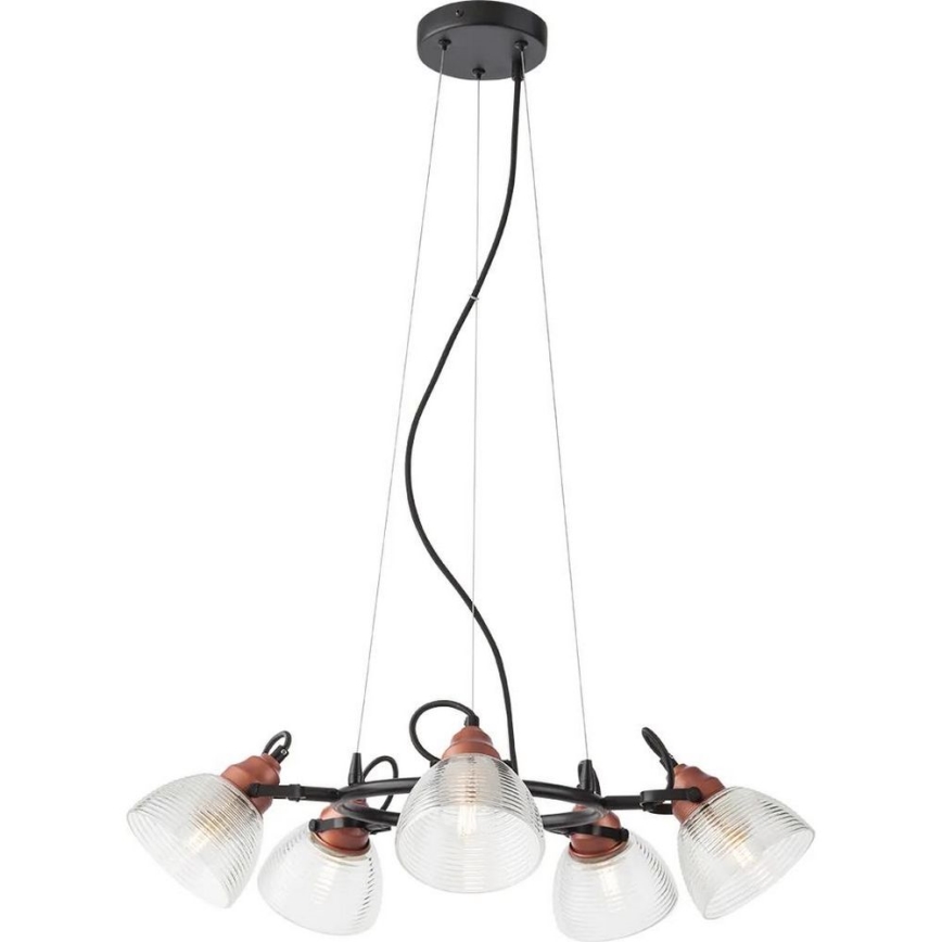 Redo A01-1451 - Reserveskærm til pendel og gulvlampe RIDGE E27 transparent