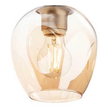 Redo A01-2621 - Reservelampskærm til PIERCE-lampe eller -lysekrone, Ø 15 cm, guld/røgfarvet