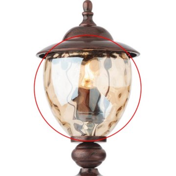 Redo A9634 - Erstatningslampskærm til lampe og lysekrone MATERA Ø 15 cm beige
