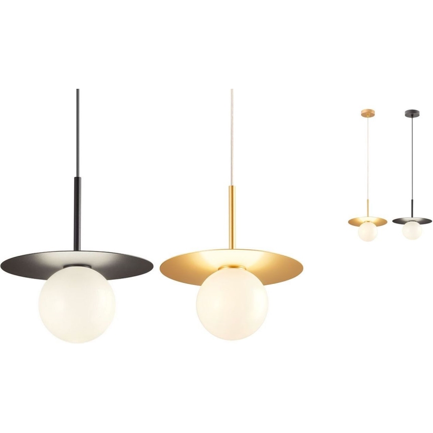 Redo UN1696_1 - Reserveskærm til chandelier, til lampe PLATO diameter 10 cm hvid