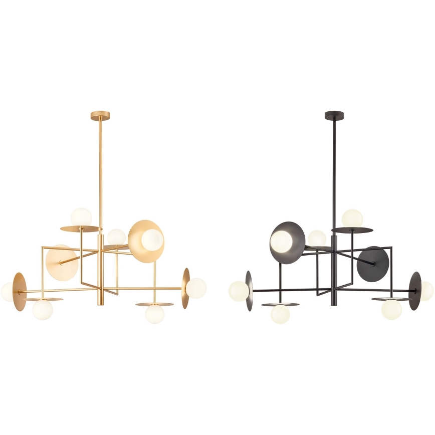 Redo UN1696_1 - Reserveskærm til chandelier, til lampe PLATO diameter 10 cm hvid