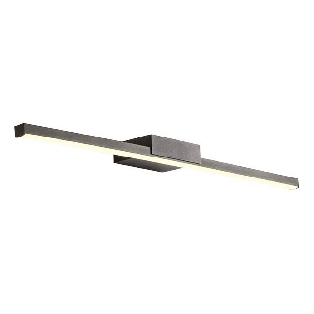 Redo01-3270 - LED spejllampe til badeværelse ASTON LED/12W/230V 60 cm CRI 90 IP44 sort