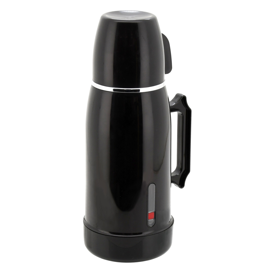 Rejse-elkedel/termoflaske 1 l 150W/12V sort