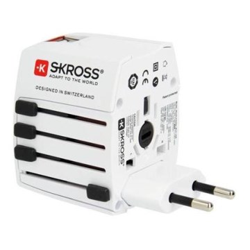 Rejseadapter MUV USB AC65PD med USB-A og USB-C, 65 W