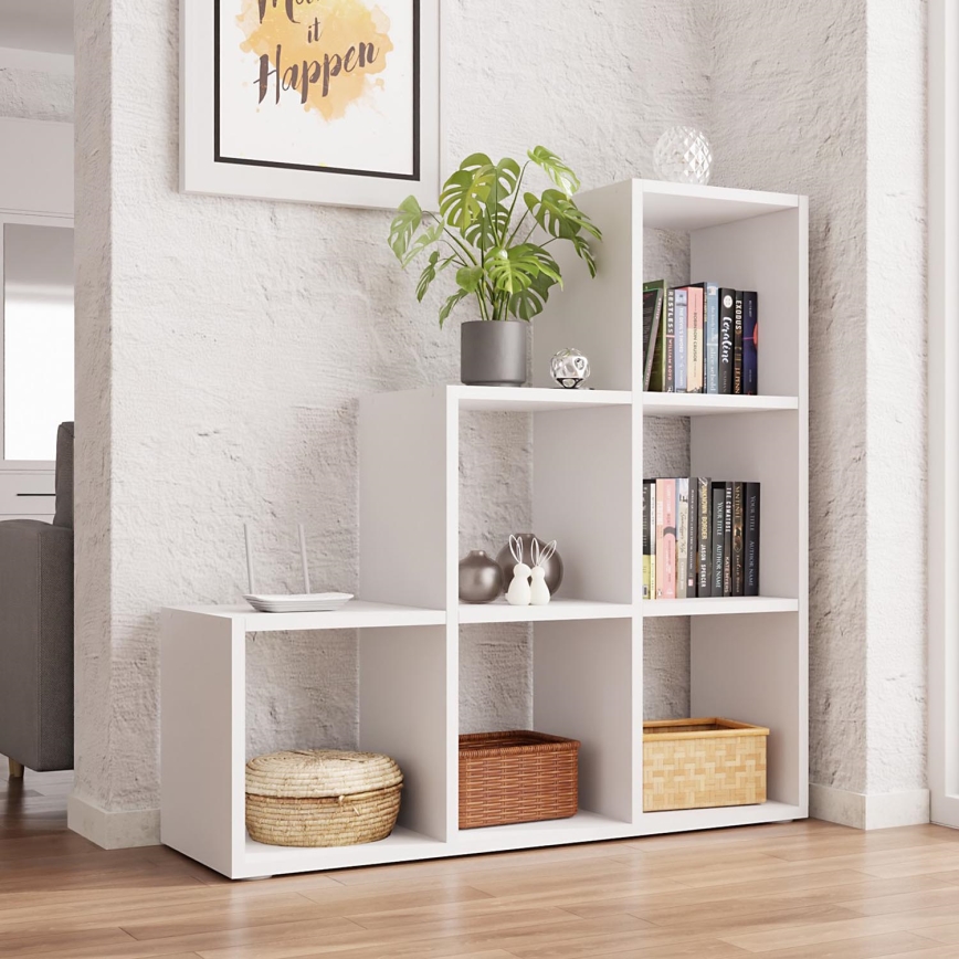 Reol TRIO 108x105 cm hvid