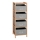 Reolenhed med kasser REG 83x28 cm beige