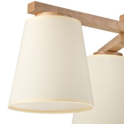Reserve lampskærm til loft- og væglampe ELLIE E27, Ø 15 cm, cremefarvet
