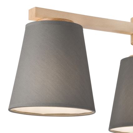 Reserve lampskærm til loft- og væglampe ELLIE E27, Ø 15 cm, grå