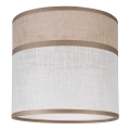 Reserve lampskærm til lysekrone, bordlampe og væglampe ANDREA E27 Ø 16 cm beige/grå