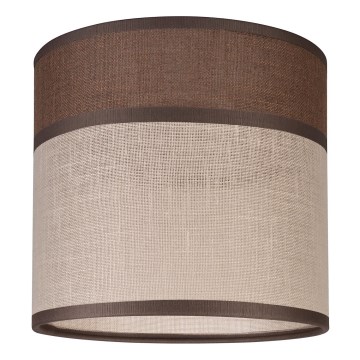 Reserve lampskærm til lysekrone, gulvlampe og væglampe ANDREA E27 Ø 16 cm brun/beige