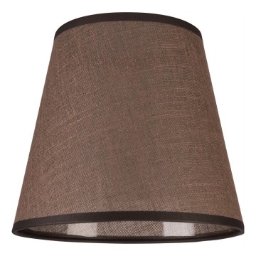 Reserve lampskærm til væglampe LORENZO E27, Ø 16 cm, brun