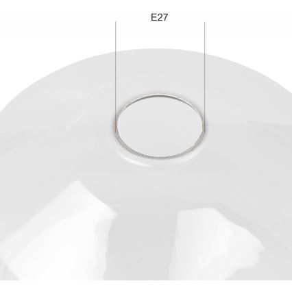 Reserve lampskærm til lysekrone HONI E27, Ø 25 cm, klar