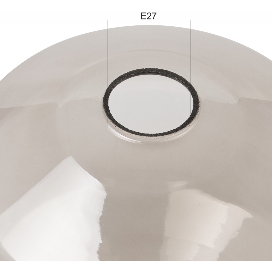 Reserve lampskærm til lysekrone HONI E27, Ø 25 cm, grå