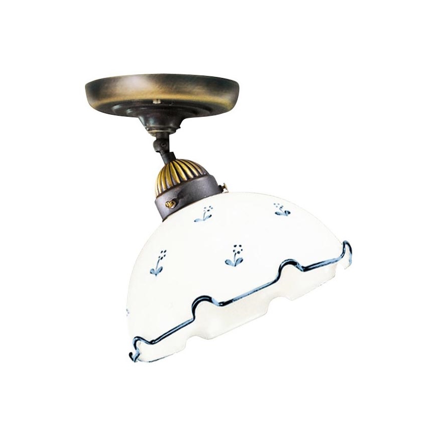 Universal reservedel NONNA E27 glas Ø 20 cm hvid/blå