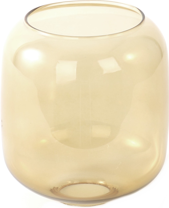Reserveglas til lysekrone E27, Ø 14 cm – røgbrun