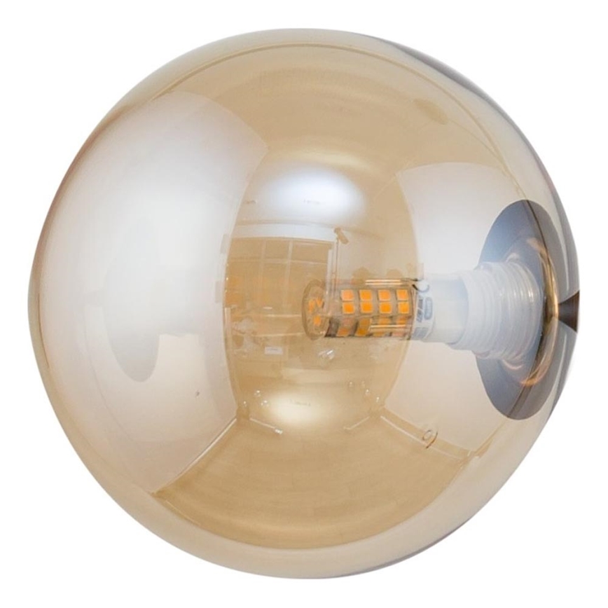 Reserveglas til pendel, bordlampe og væglampe ORO G9 diameter 14 cm beige