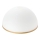 Reserveglas til pendel og gulvlampe OLD LAMP E27 diameter 30 cm hvid/guldfarvet