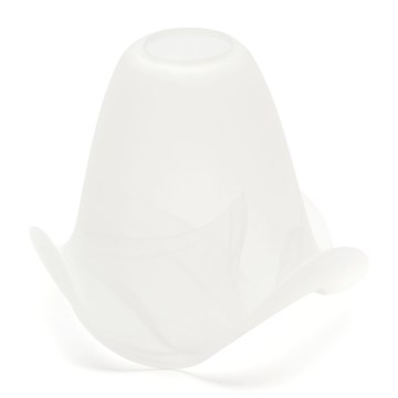 Reserveglas til pendel og lampe SISI E14 diameter 13 cm hvid