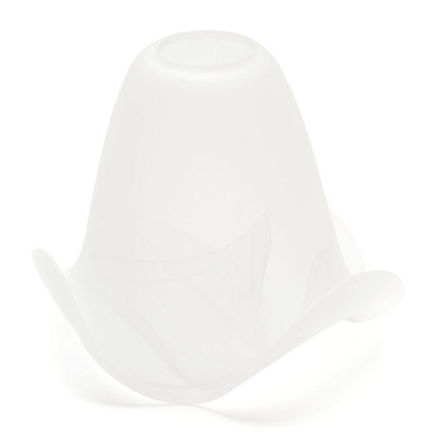Reserveglas til pendel og lampe SISI E14 diameter 13 cm hvid
